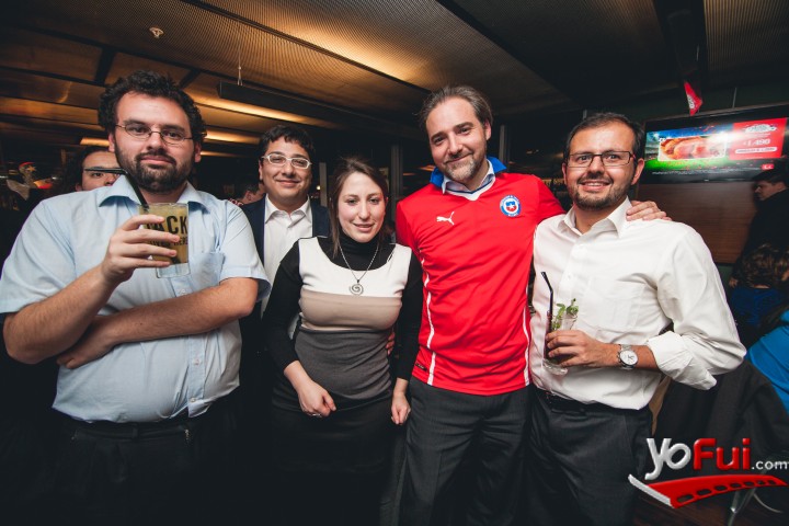 YoFui.com Celebración primer partido de la selección chilena en Copa América, Restaurante Hockenheim  (5898)